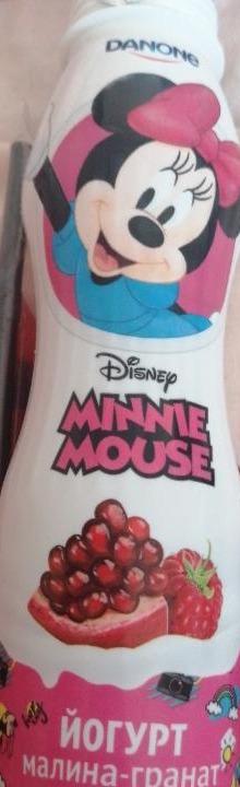 Фото - йогурт малина-гранат Minnie Mouse Danone