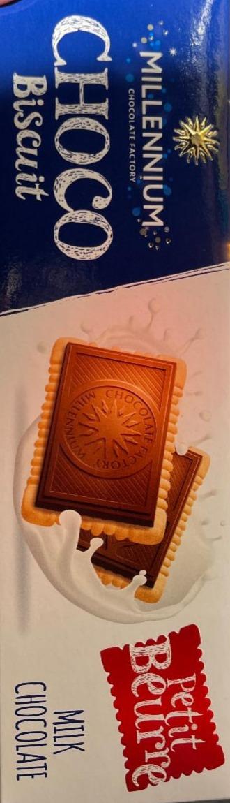 Фото - Шоколад молочний з печивом Choco Biscuit Millennium