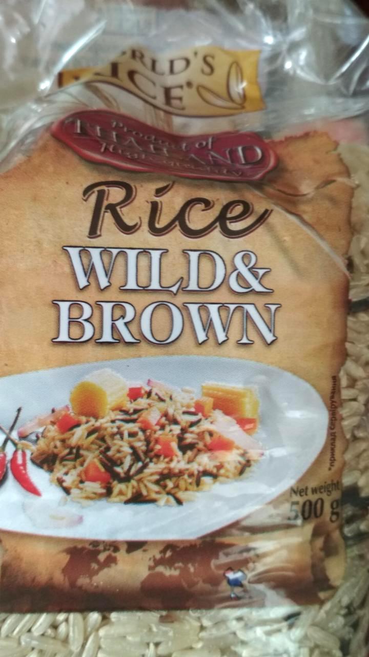 Фото - Суміш рису нешліфованого Wild & Brown World's Rice