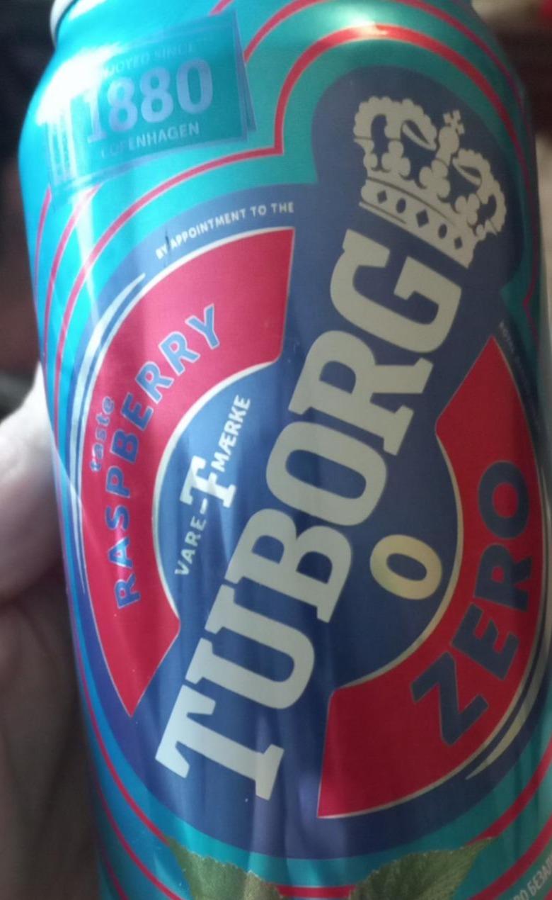Фото - Пиво спеціальне 0.5% пастеризоване Raspberry Zero №0 Tuborg