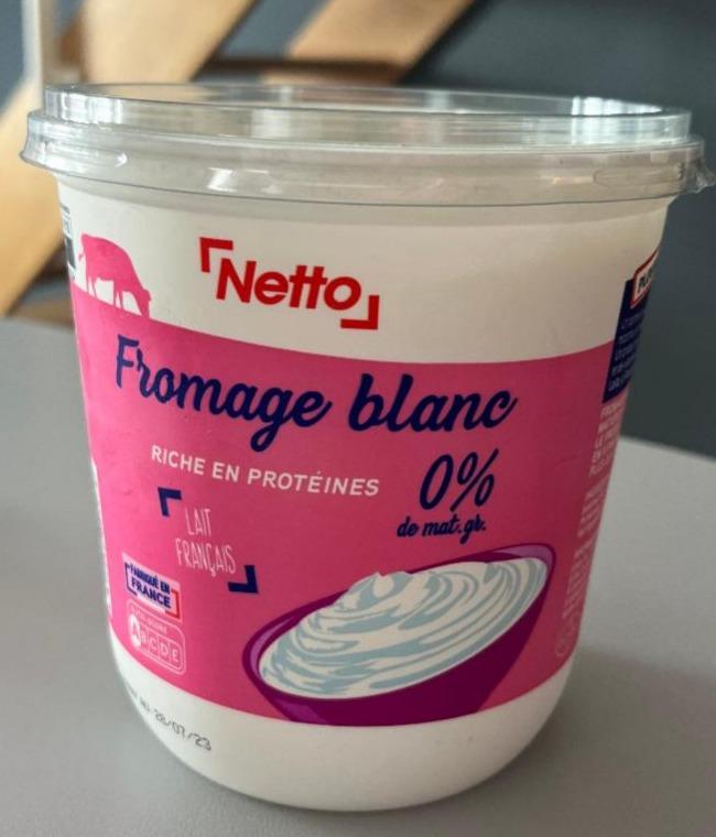 Фото - Fromage blanc nature 0% Netto