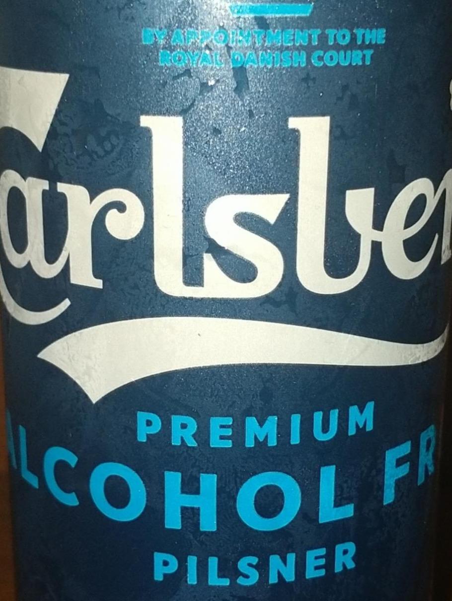 Фото - Пиво 0.5% безалкогольне світле пастеризоване Pilsner Carlsberg