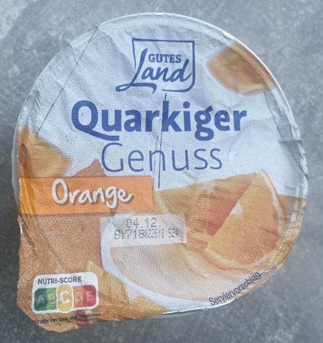 Фото - Йогурт апельсиновий Quarkiger Genuss Gutes Land