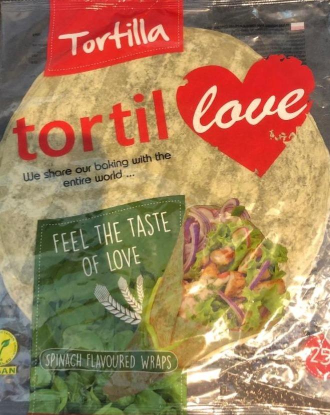 Фото - Spinach flavoured Tortil love Tortilla