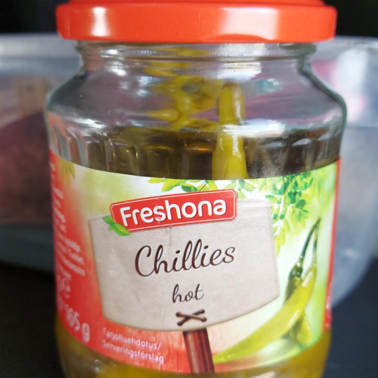 Фото - Перець чилі маринований Chillies Hot Freshona