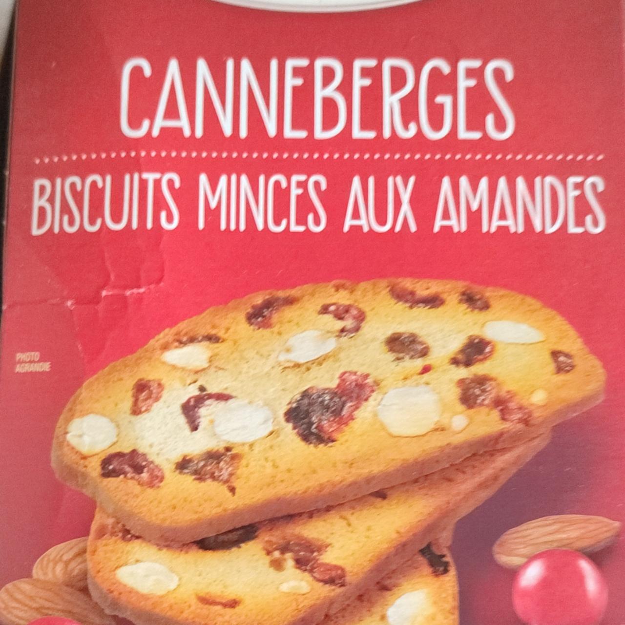 Фото - Canneberges biscuits minces aux amandes THINaddictives