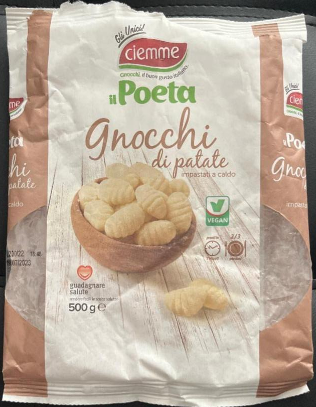 Фото - Ньокі картопляні Alimentari Il Poeta класичні веганські Ciemme