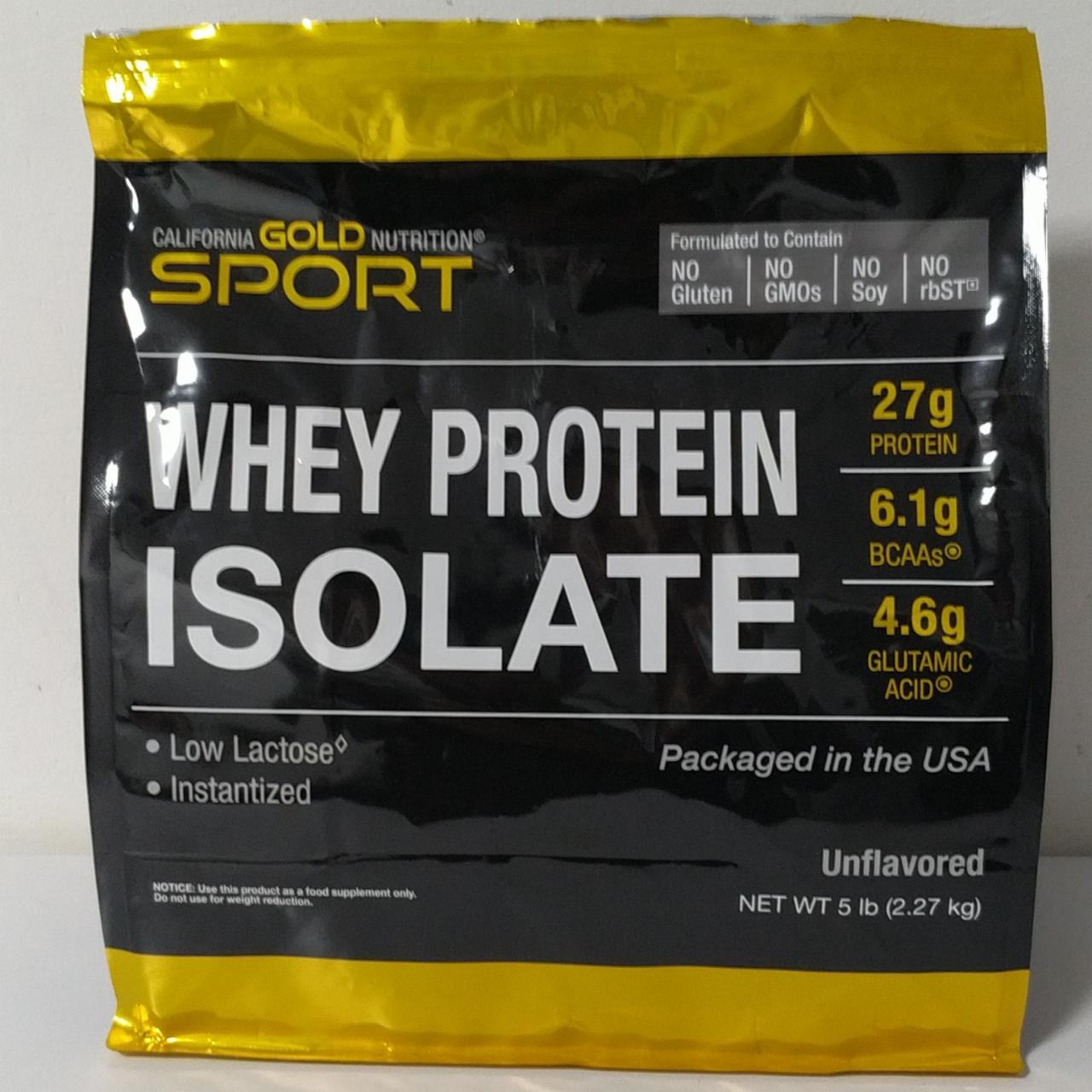 Фото - Протеїн Whey Protein Isolate California Gold Nutrition