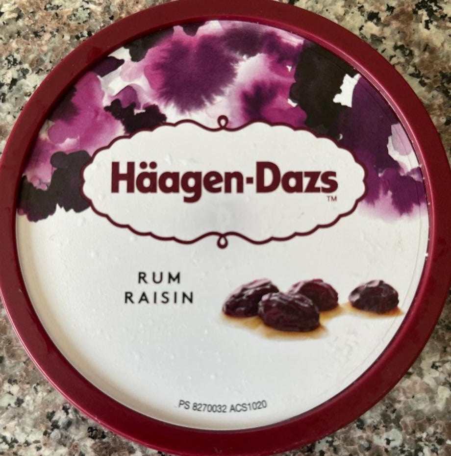 Фото - Морозиво з ромом із родзинками Hagen Dazs