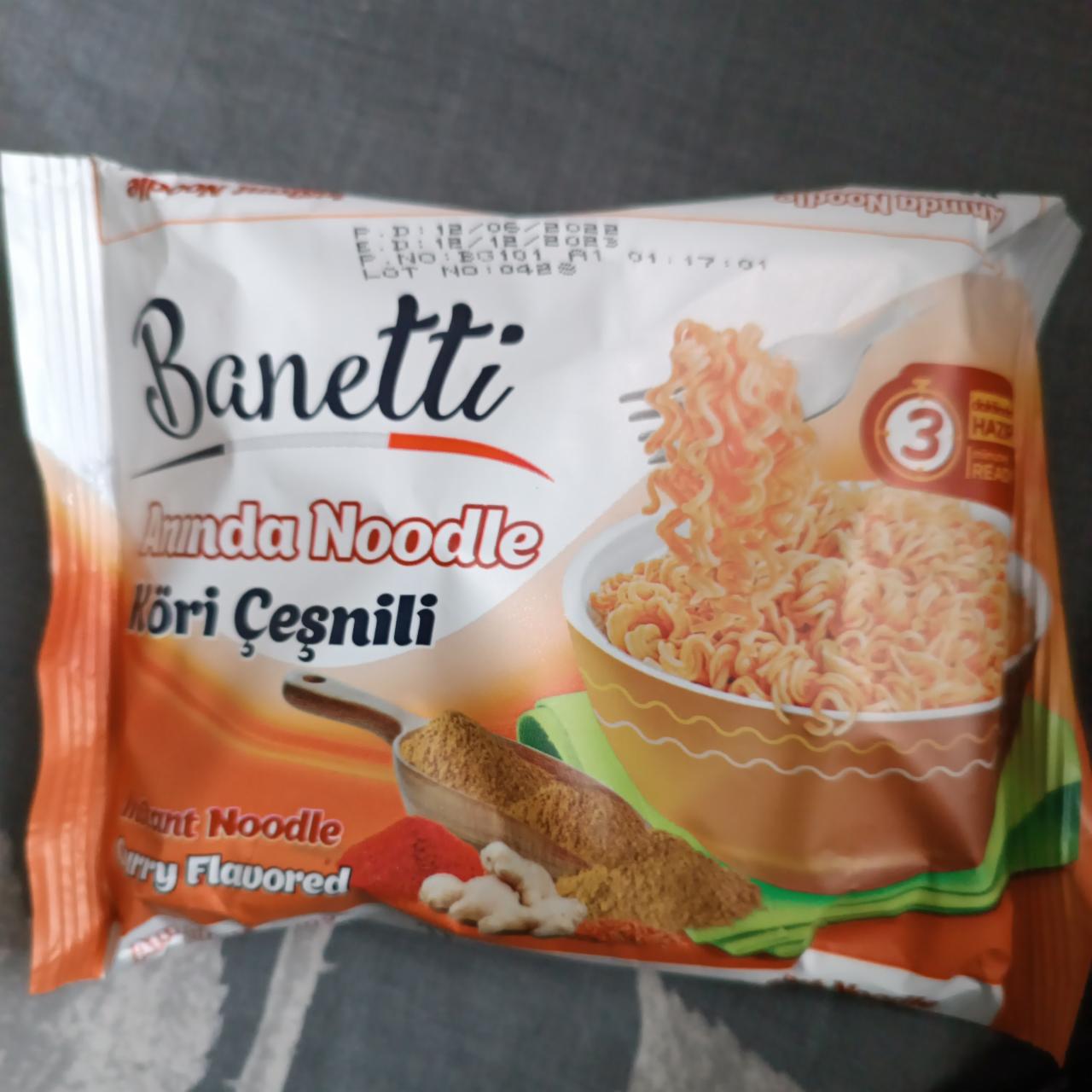 Фото - Локшина швидкого приготування Aninda Noodle Banetti