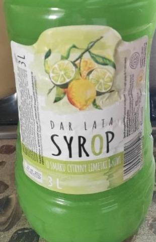 Фото - Сироп зі смаком лимона лайма та ківі Dar Lata