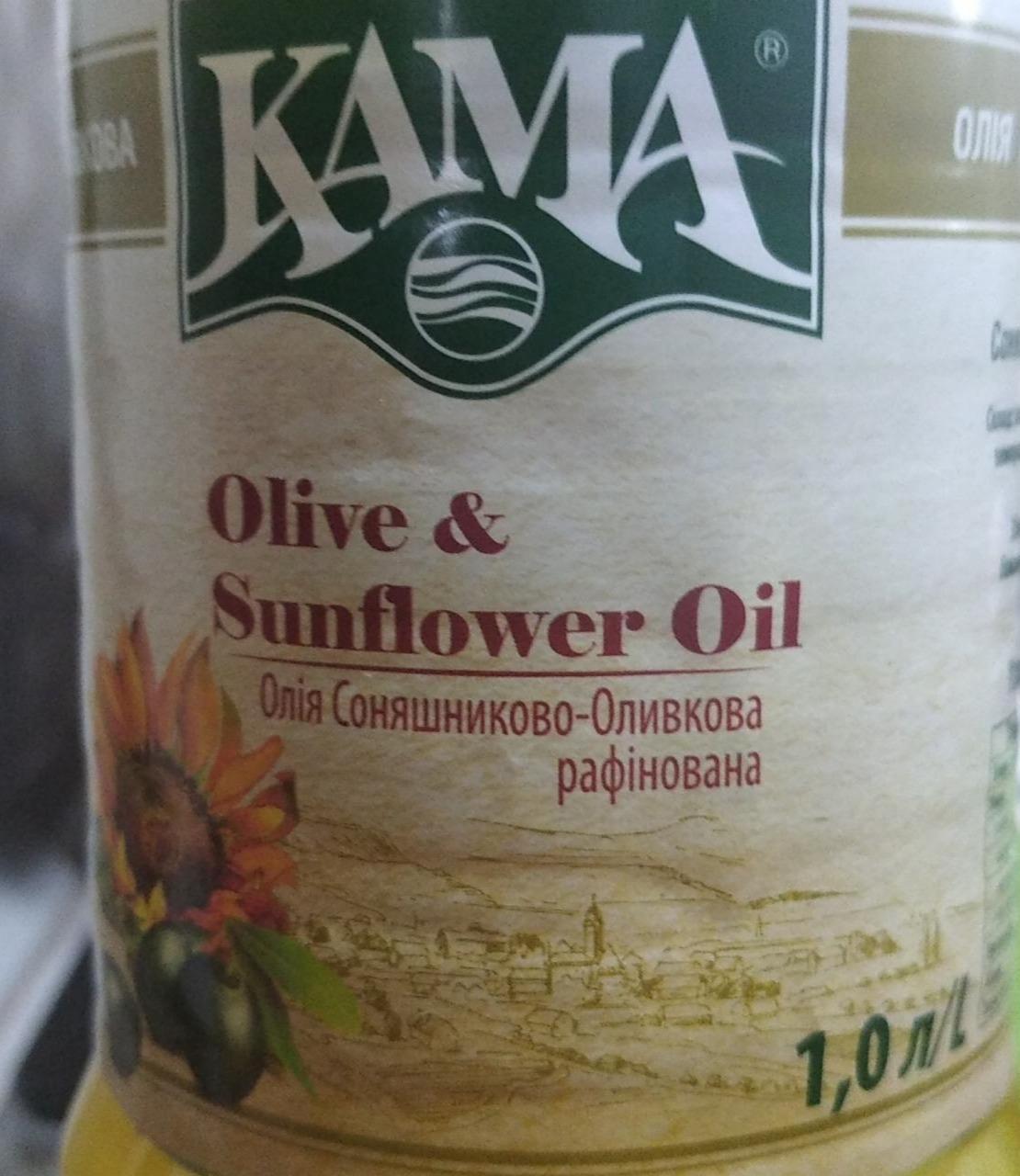 Фото - Олія соняшниково-оливкова рафінована Olive & Sunflower Oil Kama