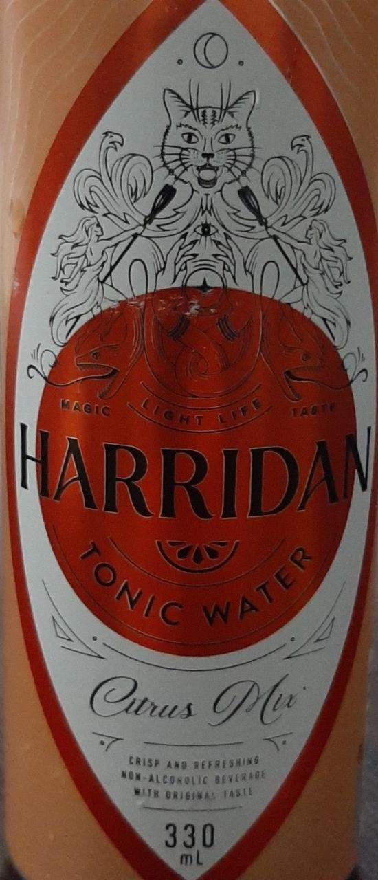 Фото - Напій безалкогольний сильногазований на ароматизаторах Citrus Mix Tonic Water Harridan