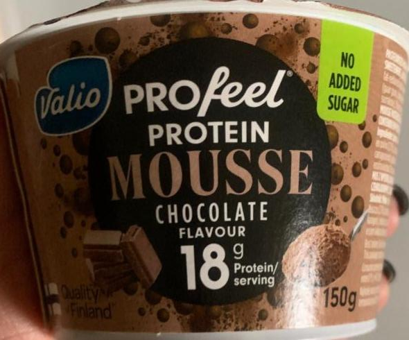 Фото - Протеїновий шоколадний мус PROfeel Protein Mousse Valio