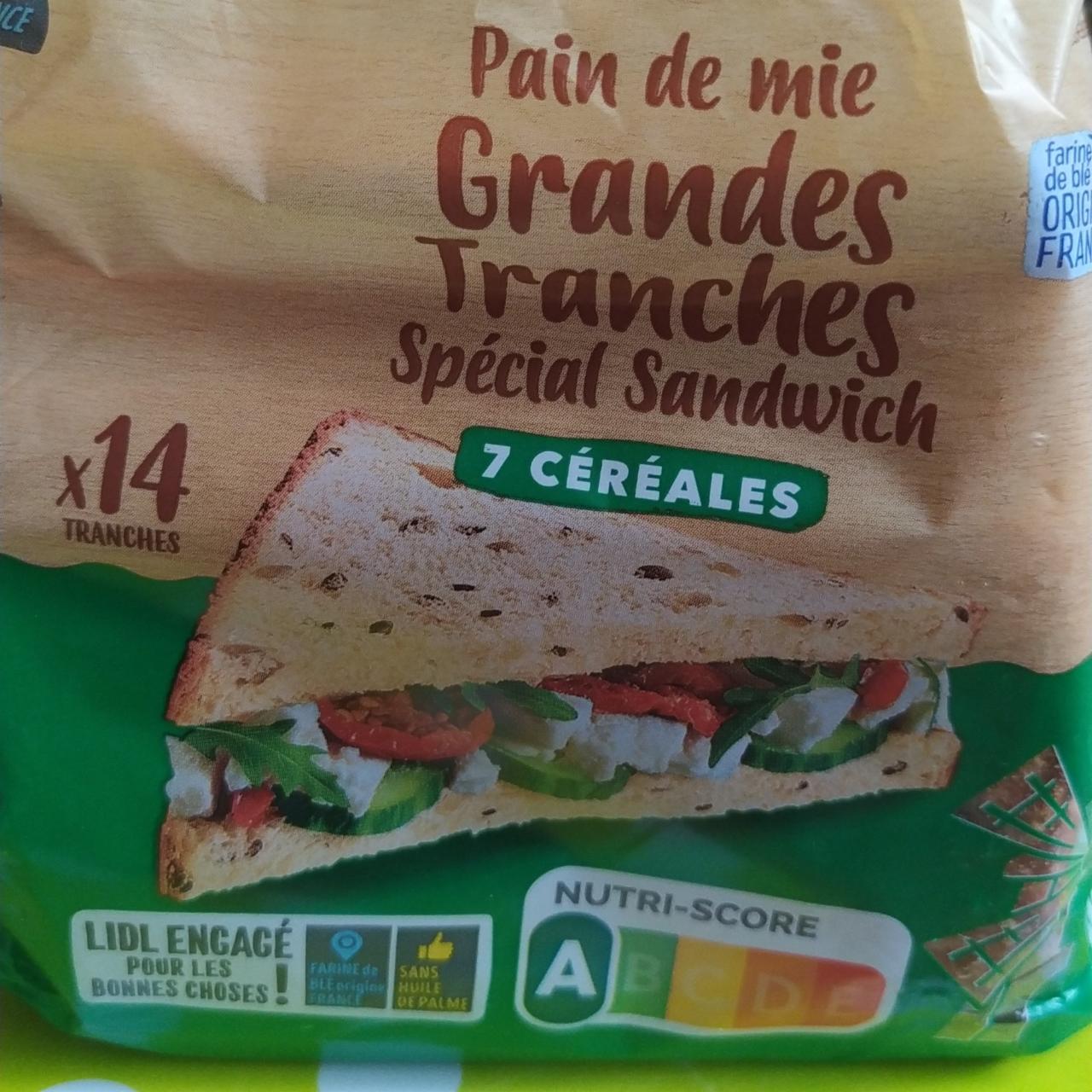 Фото - Хліб для сендвічів цільнозерновий тостовий Jean Pierre