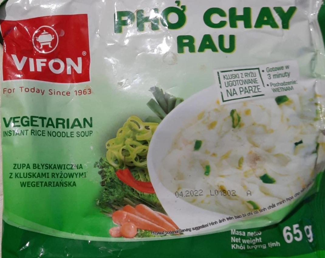 Фото - Pho Chay Rau Instant Reisnudelsuppe vegetarisch Vifon