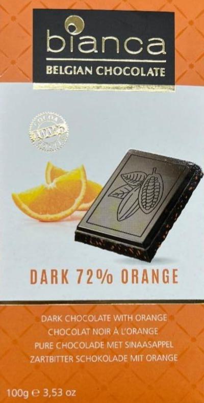 Фото - Шоколад темний з апельсиновою цедрою Bianca