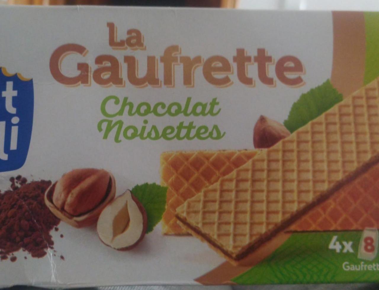 Фото - Gaufrettes chocolat noissettes P'tit Déli