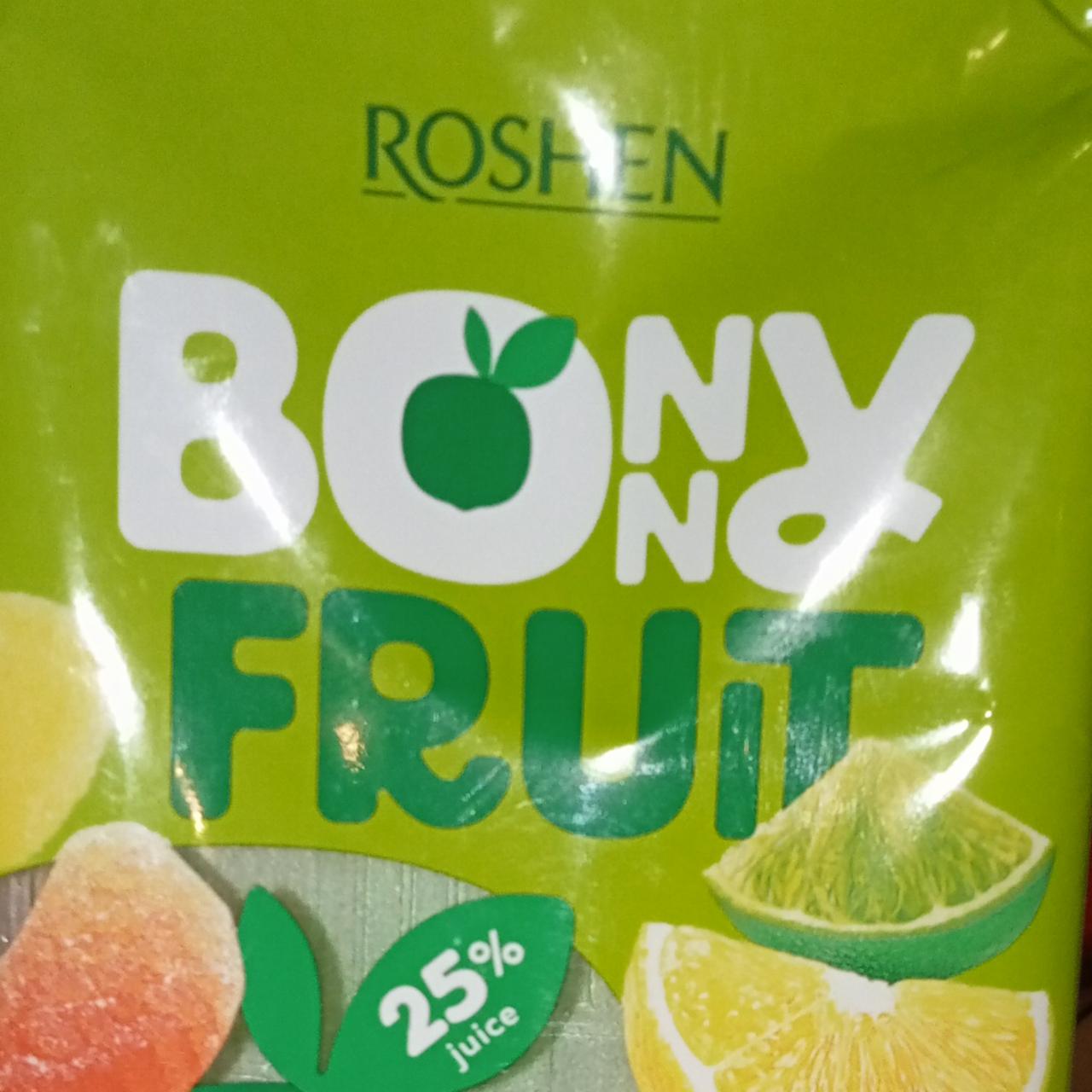Фото - Цукерки жилейні Bonny Fruit цитрусовий мікс неглазуровані Roshen