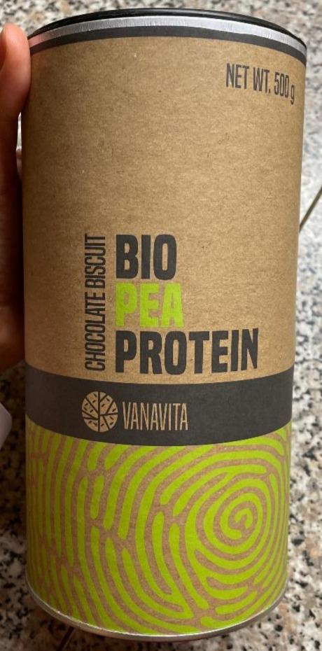 Фото - Bio pea protein chocolate biscuit Vanavita