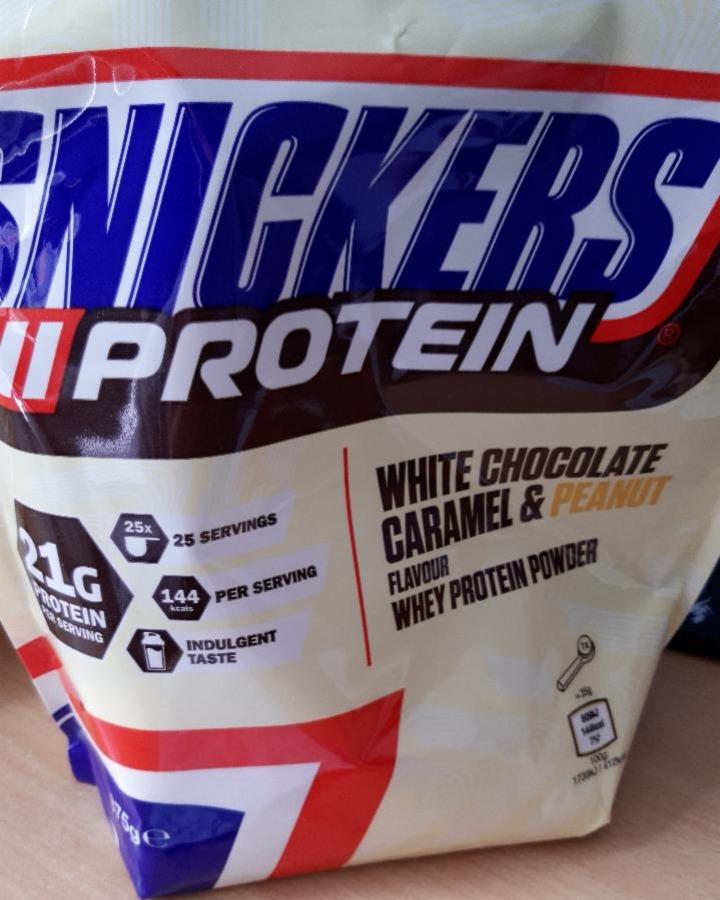 Фото - Snickers HiProtein зі смаком білого шоколаду та арахісу