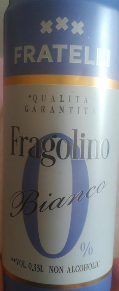 Фото - Напій безалкогольний сильногазований на ароматизаторах 0% Fragolino Bianco Fratelli