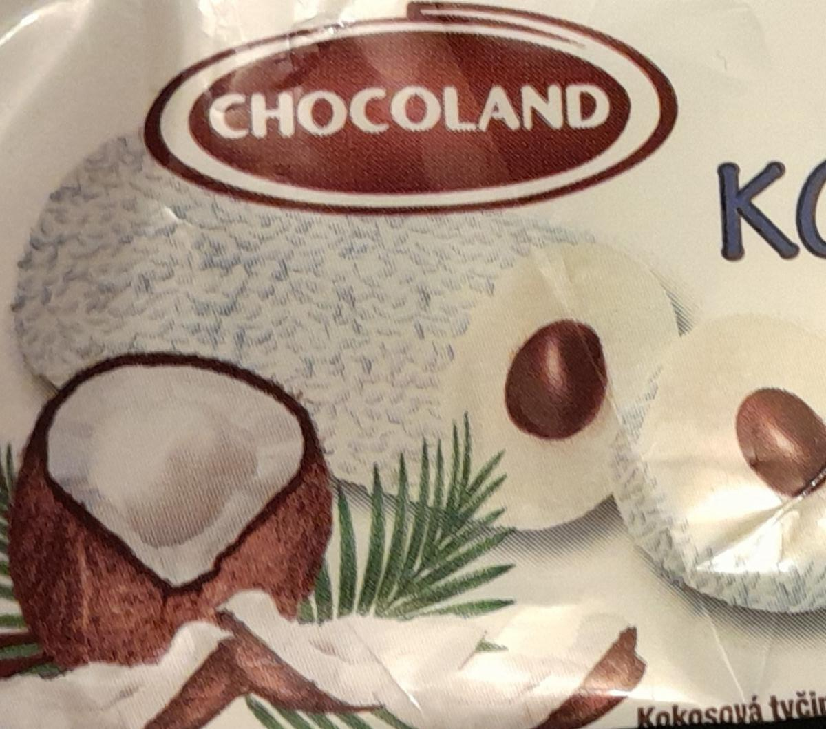 Фото - Кокосовий батончик і начинка з какао Chocoland