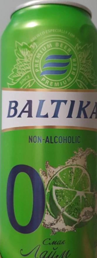 Фото - Пиво світле безалкогольне Лайм Балтика