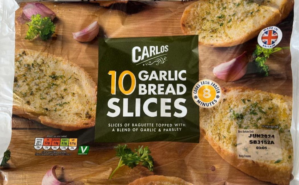 Фото - Багет слайси Garlic bread slices Carlos