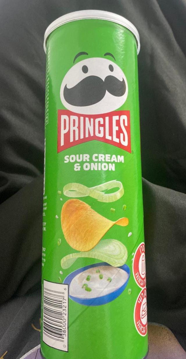 Фото - Чіпси картопляні Sour Cream & Onion Pringles