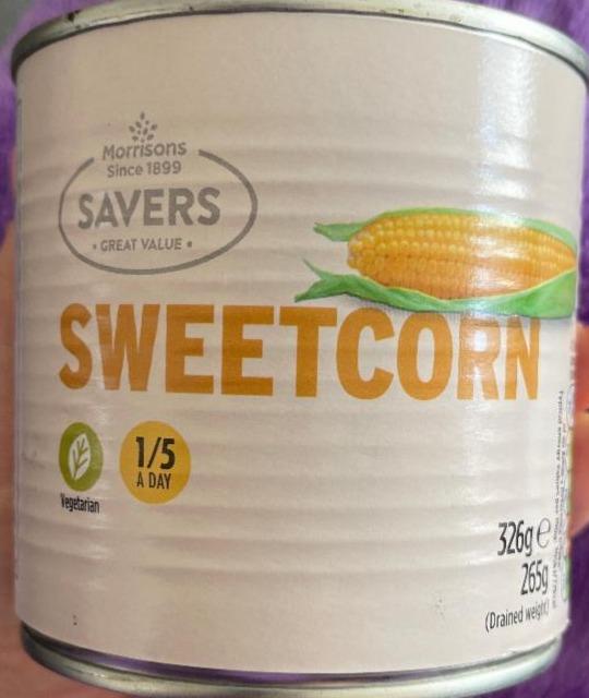 Фото - Кукурудза консервована Sweetcorn Savers Morrisons