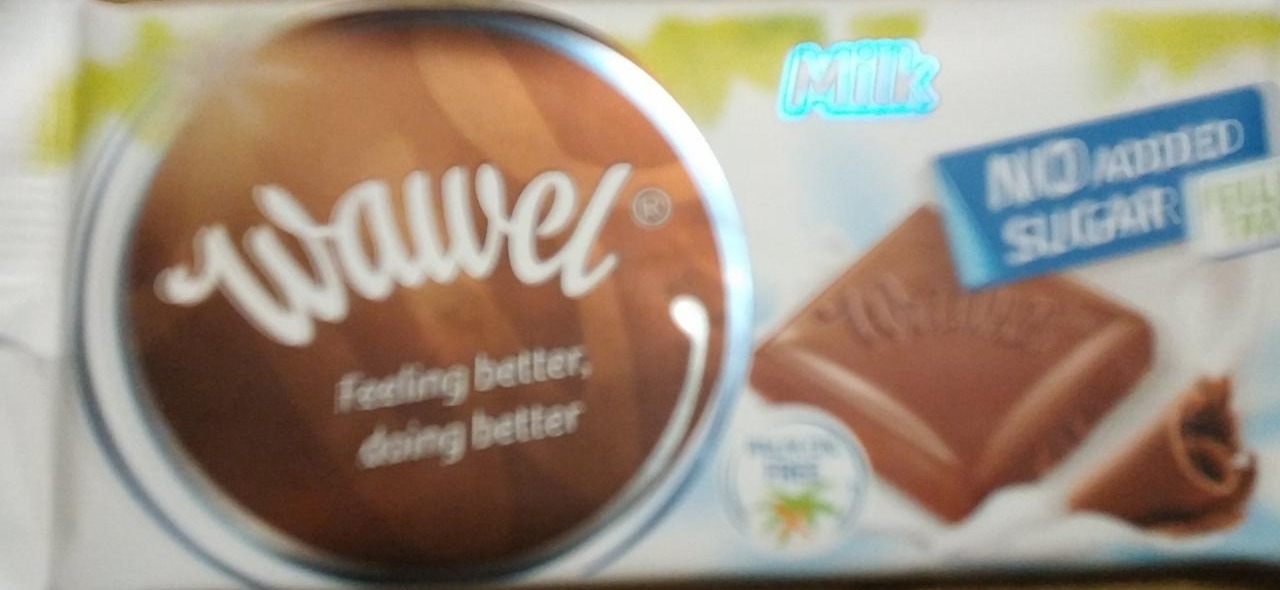 Фото - Молочний шоколад без цукру Wawel