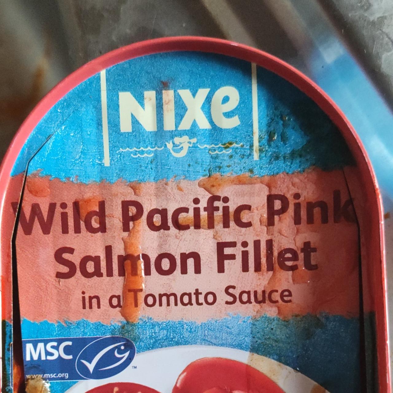 Фото - Філе тихоокеанської сьомги 37% в томатному соусі Nixe