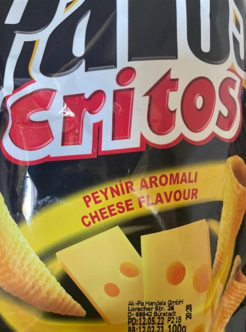 Фото - Печиво кукурудзяне зі смаком сиру Critos Patos