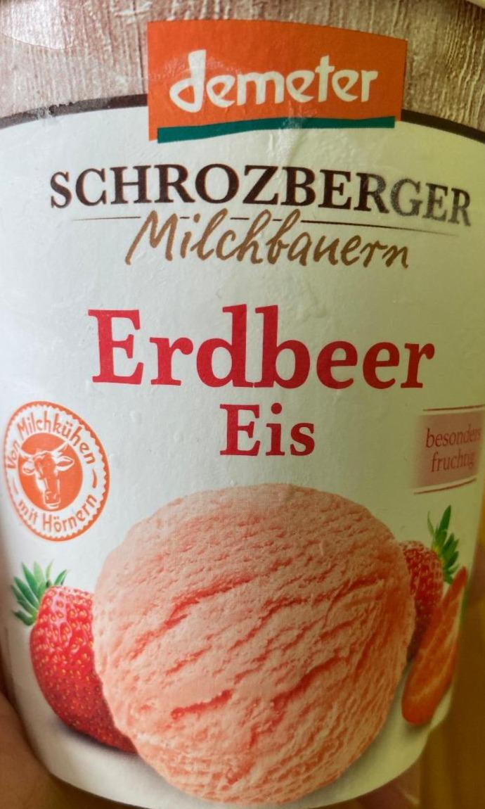 Фото - Erdbeer Eis Schrozberger Milchbauern