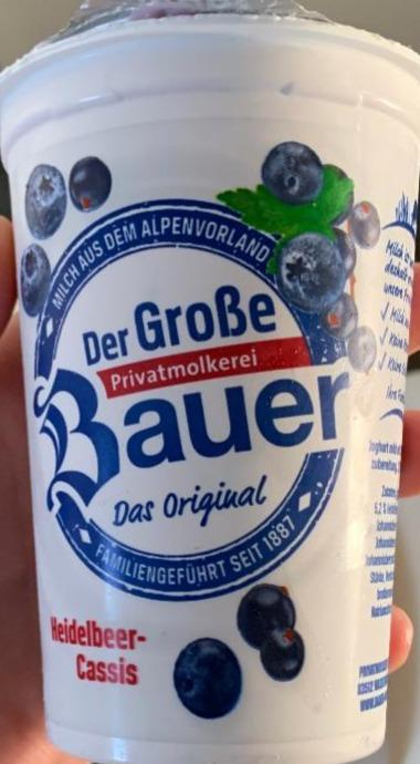 Фото - Йогурт 2.9% чорниця Heidelbeere Bauer