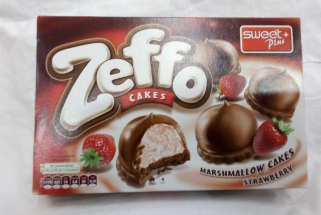 Фото - Тістечка маршмелоу з полуничною начинкою Zeffo Marshmallow Strawberry Cakes Sweet Plus