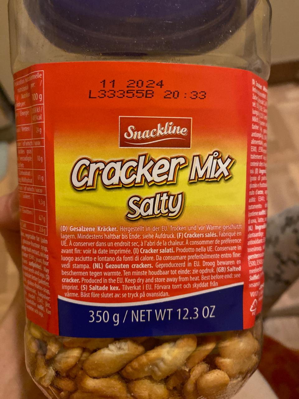 Фото - Крекер солоний Cracker Mix Salty Snackline