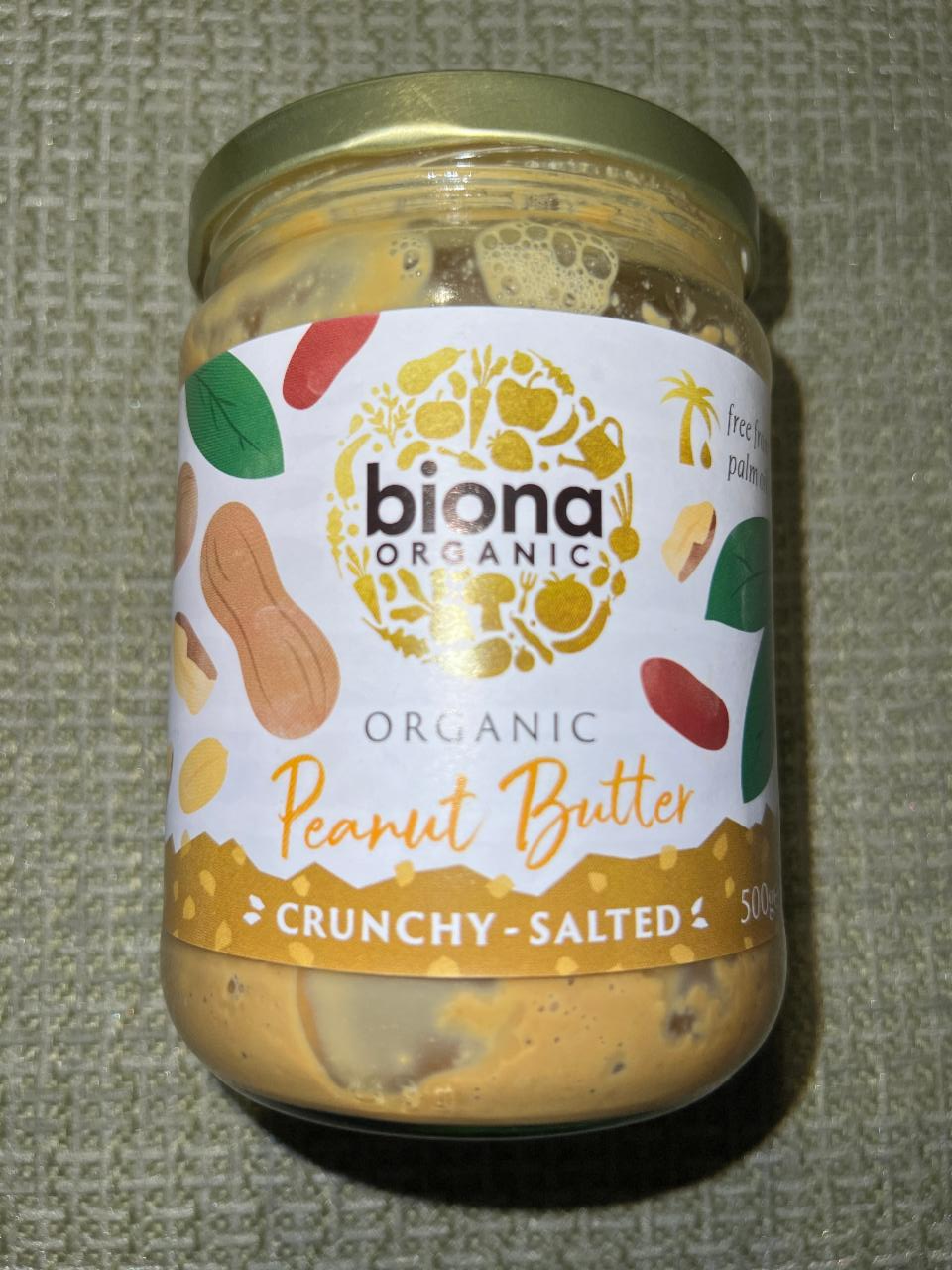 Фото - Арахісова паста Crunchy Peanut Butter Organic Biona