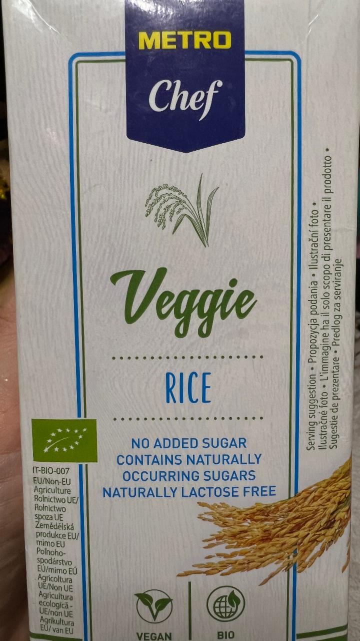 Фото - Напій рисовий Rice Veggie Metro Chef
