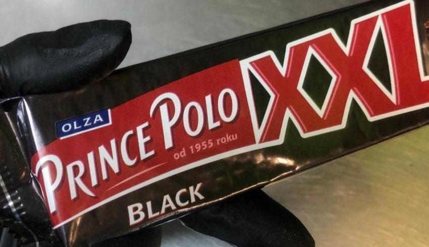 Фото - Вафля з какао-кремом в чорному шоколаді Prince Polo XXL Olza