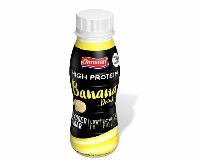 Фото - Напій молочний банановий High Protein Drink Ehrmann