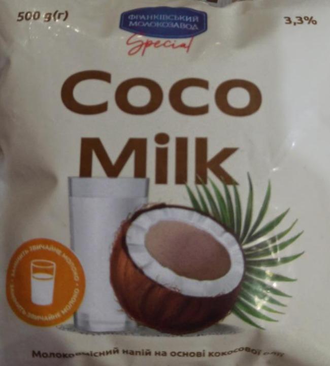 Фото - Молоковмісний напій на основі кокосової олії Coco milk 3.3% Франківський молокозавод