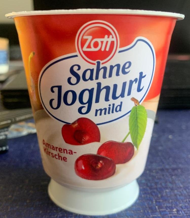 Фото - Sahne Joghurt mild Amarena-Kirsch Zott