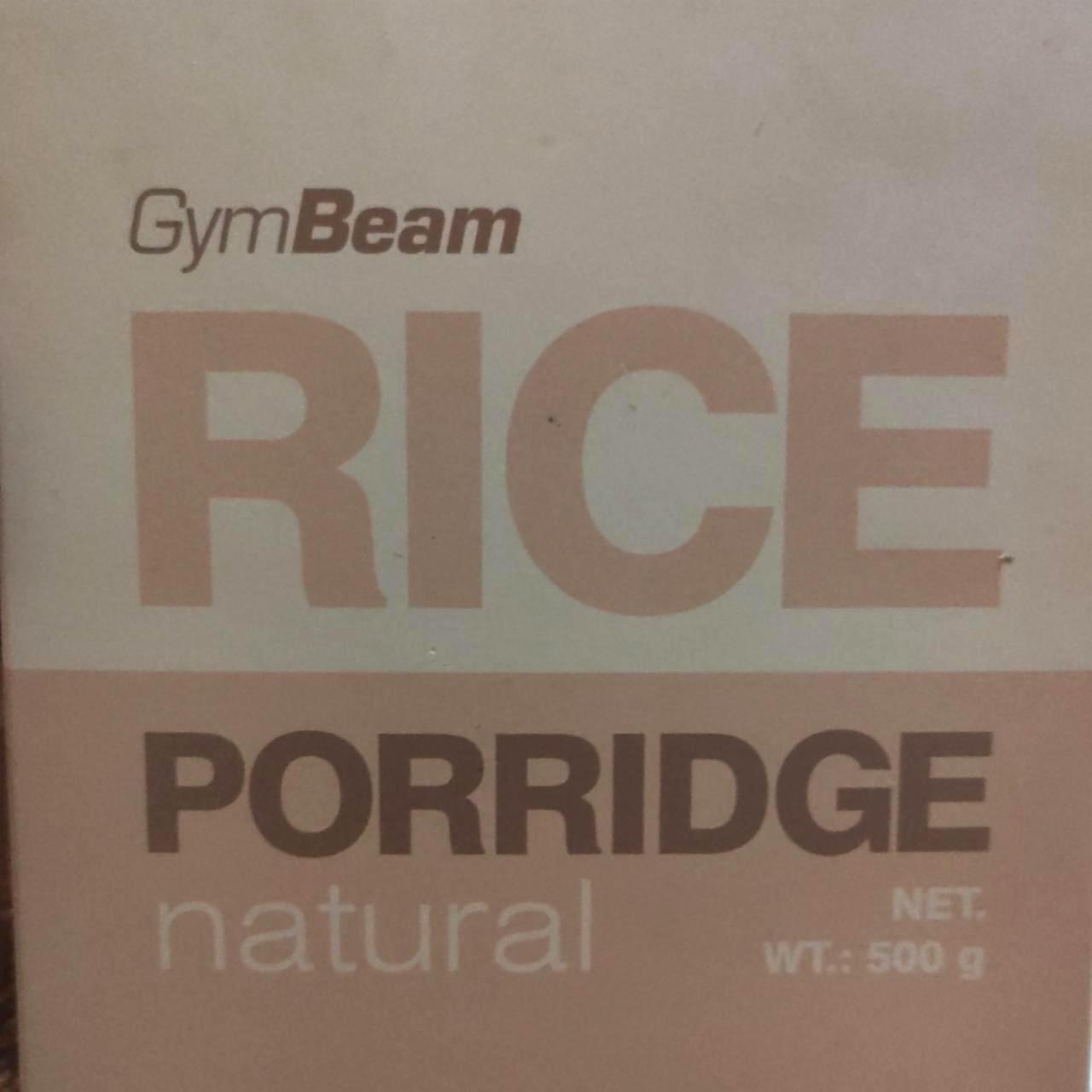 Фото - Каша рисова натуральна Rice Natural Porridge GymBeam