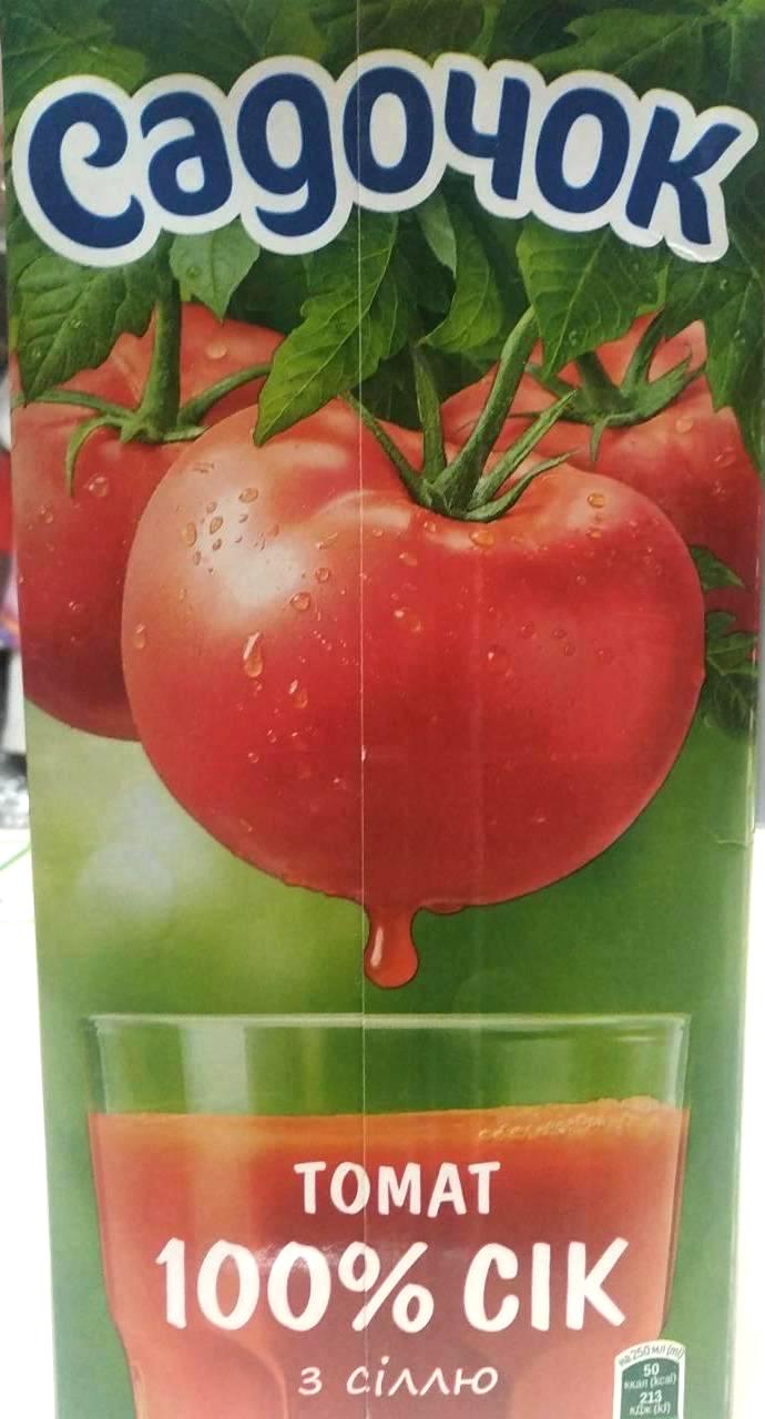 Фото - Сік томатний з сіллю Садочок