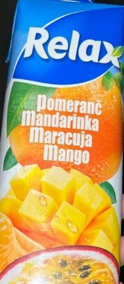 Фото - Сік апельсин мандарин маракуйя манго Relax