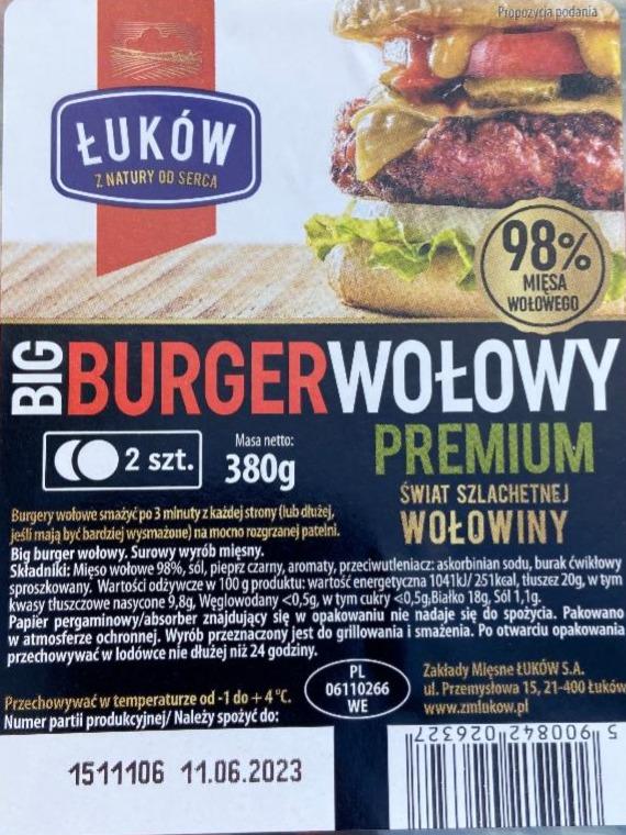 Фото - Великий гамбургер з яловичини Łuków