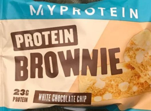 Фото - Печиво протеїнове brownie white chocolate chip MyProtein