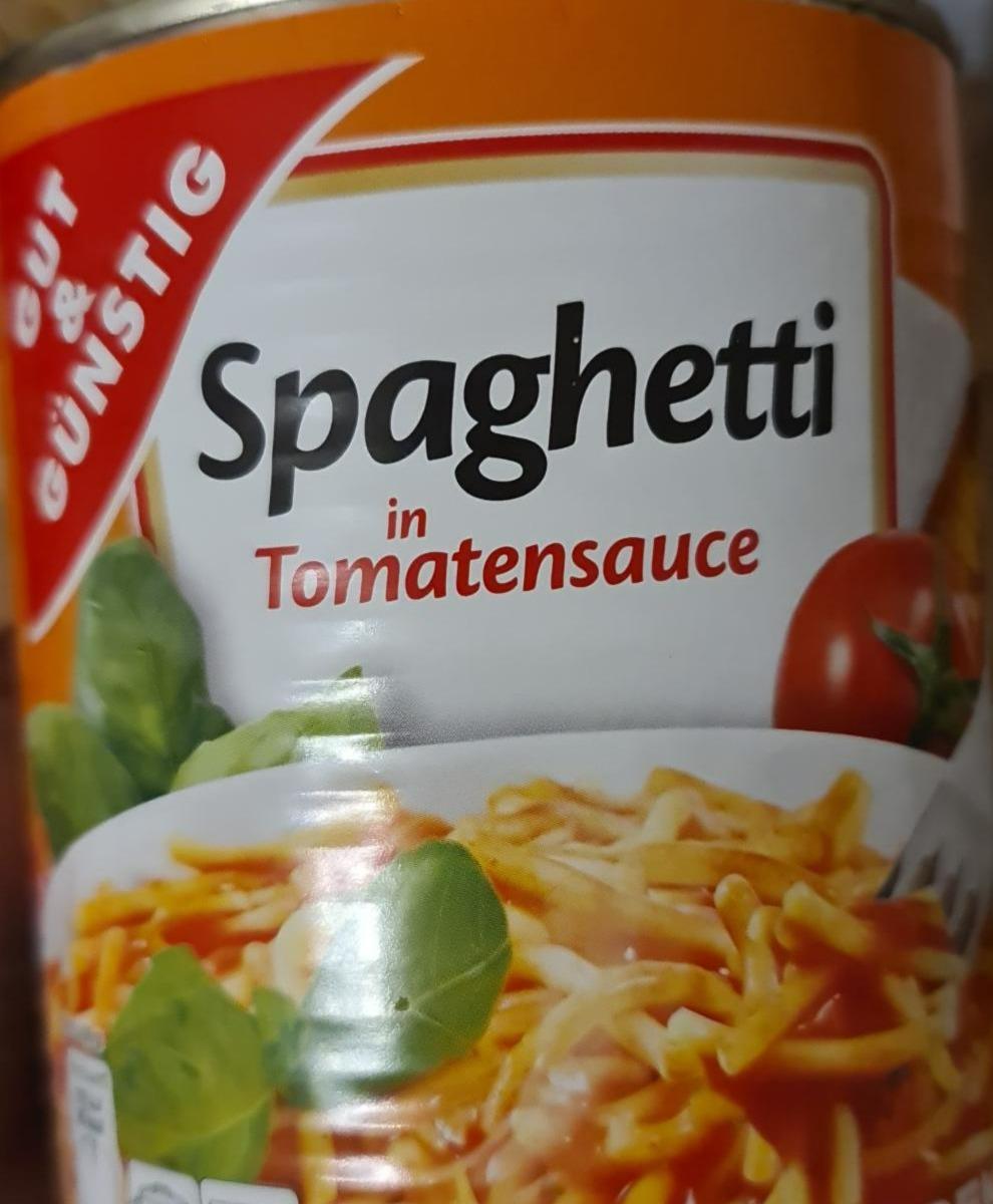 Фото - Spaghetti in Tomatensauce Gut & Günstig